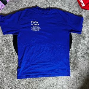 Inaka power T-shirt Blue L